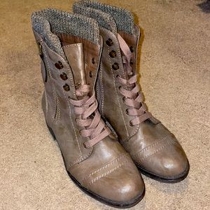 Tan Combat Boots